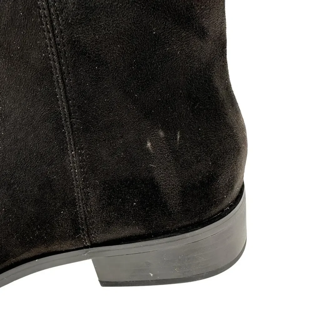 J. Crew Black Women's Suede ZipAnkle Booties Size 8